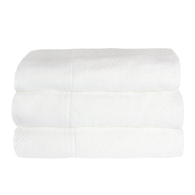 Cotton Oversized Bath Towel Soft and Highly Absorbent Quick Dry Towels for Bathroom Spa Hotel 140 CM X 70 CM 1 Piece White - Image 1