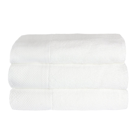Cotton Oversized Bath Towel Soft and Highly Absorbent Quick Dry Towels for Bathroom Spa Hotel 140 CM X 70 CM 1 Piece White - Image 1