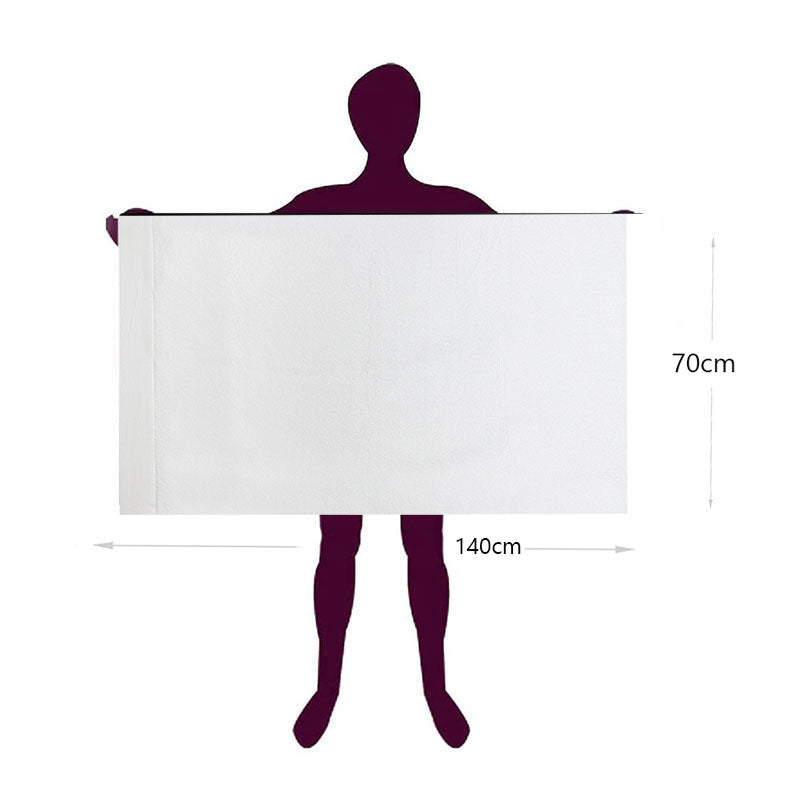 Cotton Oversized Bath Towel Soft and Highly Absorbent Quick Dry Towels for Bathroom Spa Hotel 140 CM X 70 CM 1 Piece White - Image 3