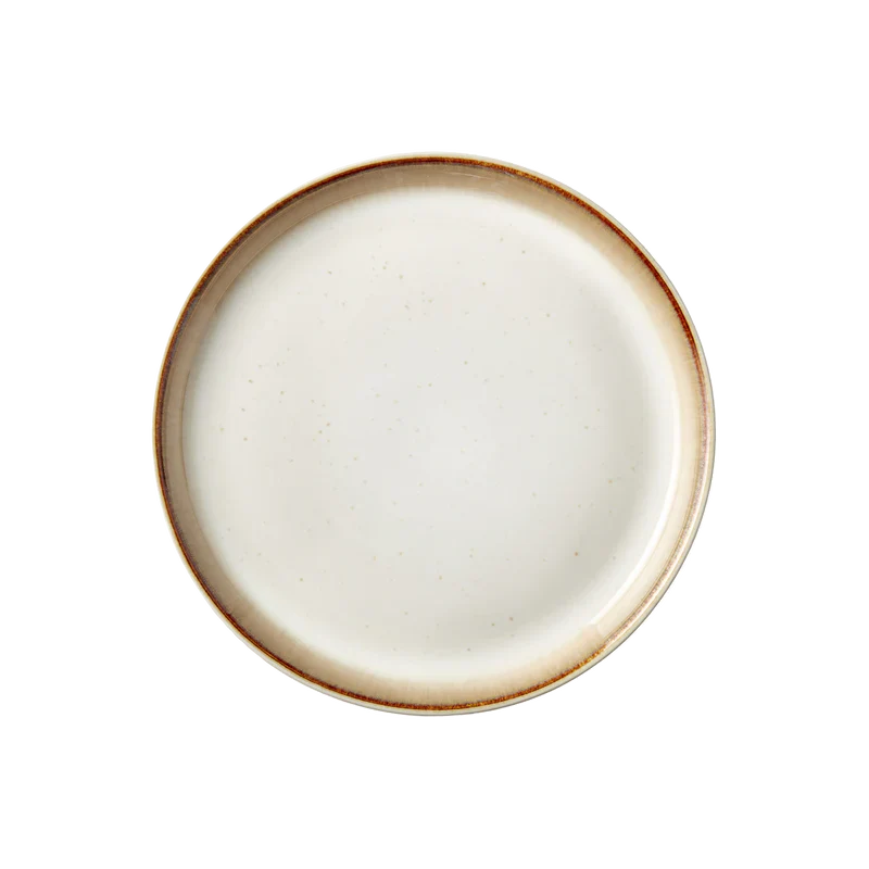 Bitz Living Stoneware Gastro Plate Grey Cream