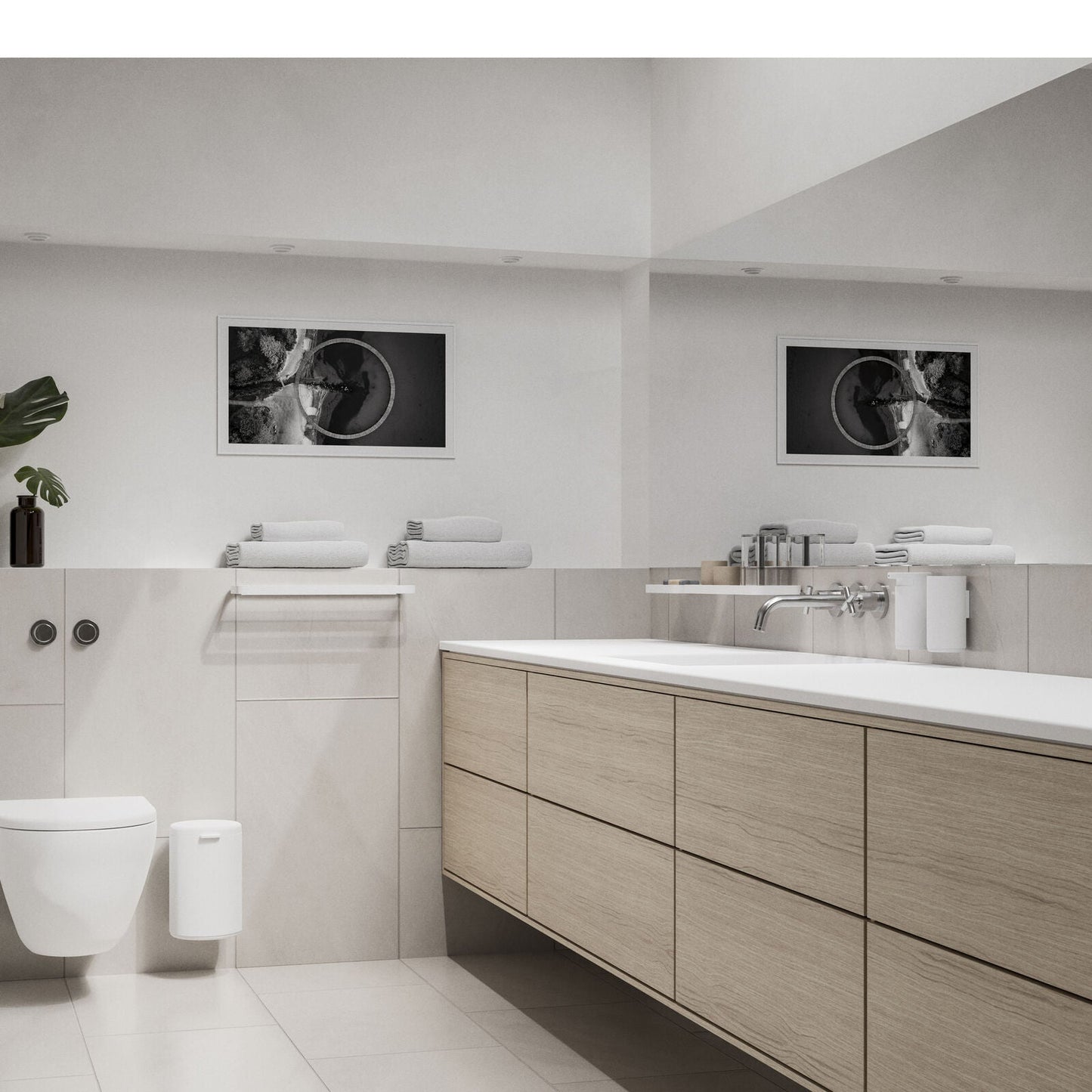 Zone Denmark Towel Rail Rim 44x7.5 White