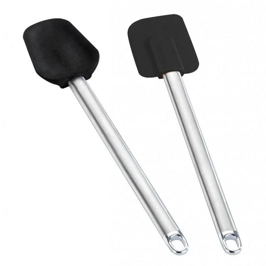 Silicone dough scraper & spatula 2 pieces. By Wenko.de