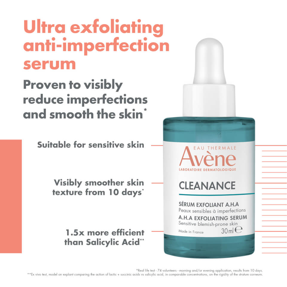 Avene cleanance A.H.A exfoliating serum 30ml