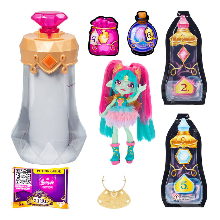 Magic Mixies Pixlings S1 W2 DOLL TEAL By Moose Toys - Medaid International
