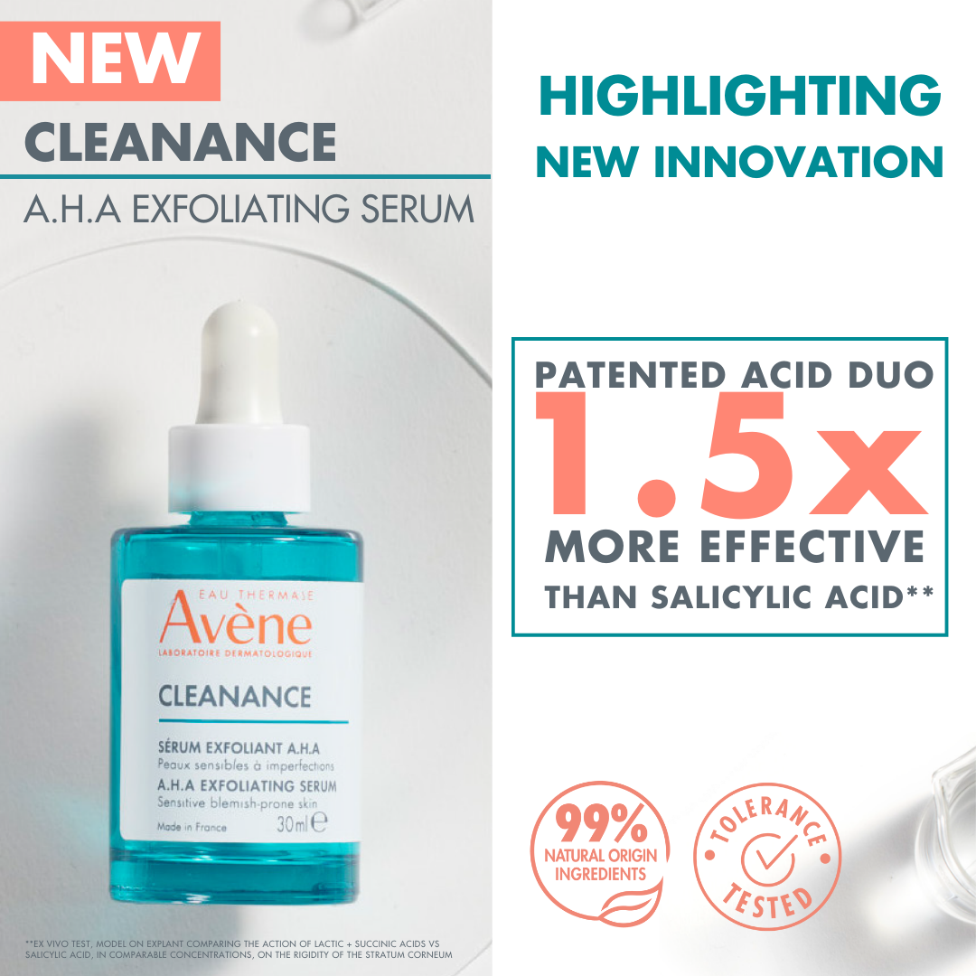 Avène Cleanance Exfoliating Aha Serum 30ml - Medaid International