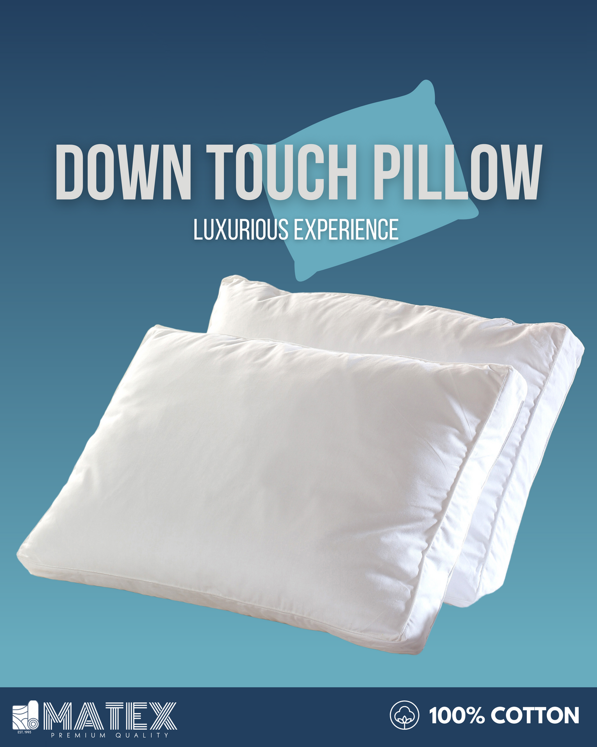Down Touch Pillow 1.7Kg