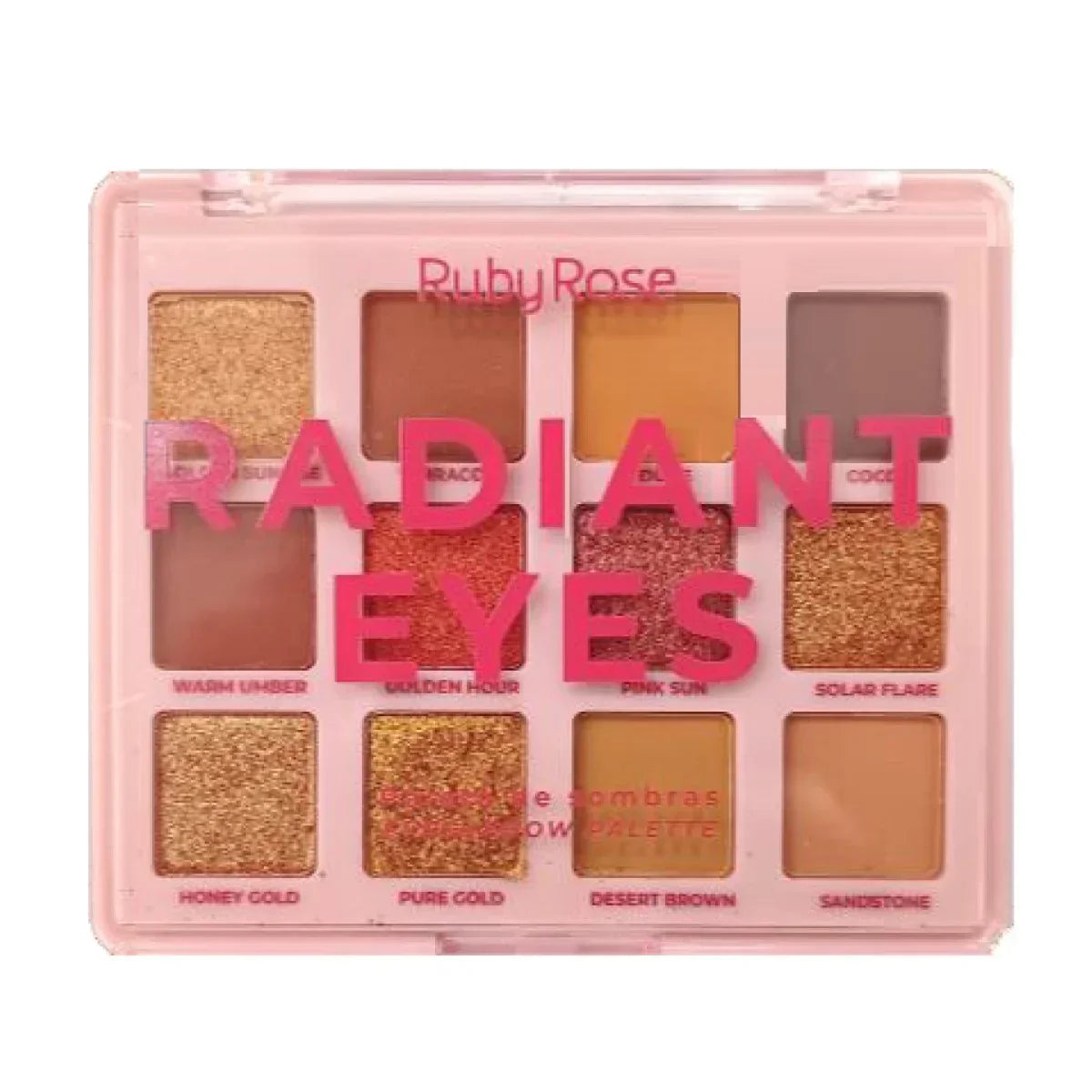 Ruby Rose Radiant Eyes Eyeshadow Palette Pink hb-E2201