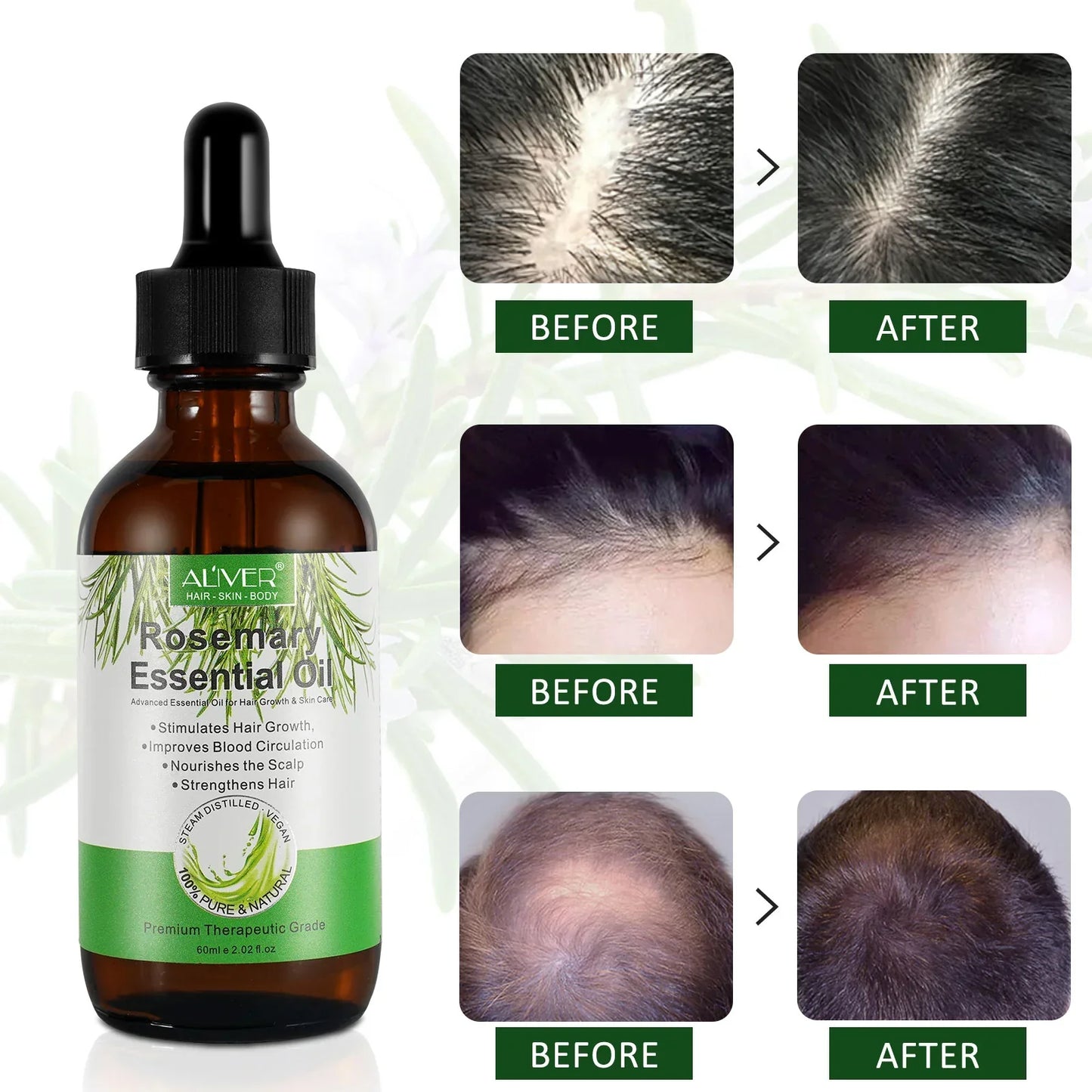 ALIVER Organic Rosemary Oil زيت إكليل الروزماري العضوي