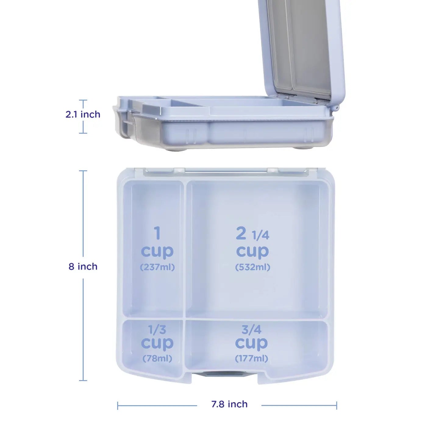 Ubbi - Bento Box - Cloudy Blue