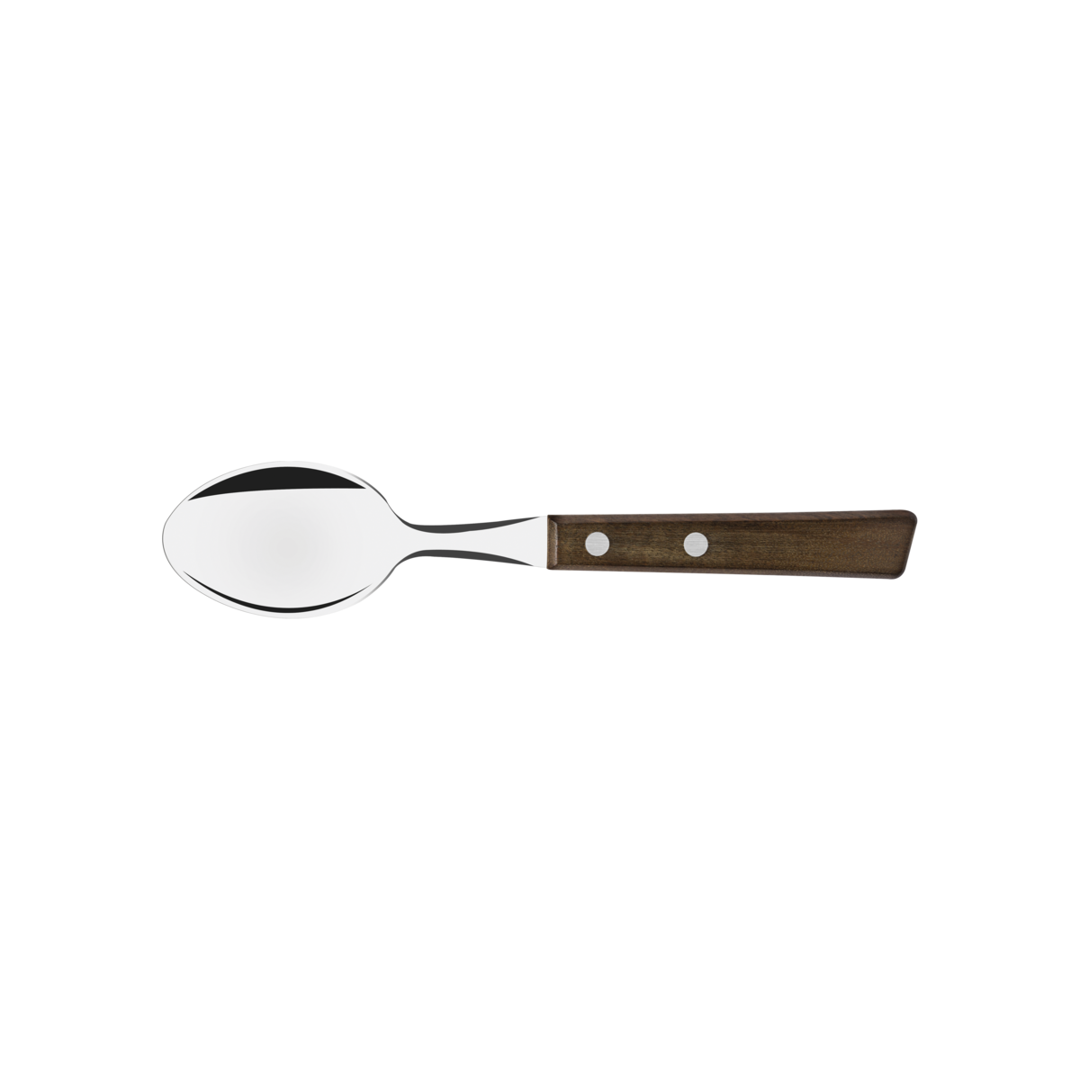 Tramontina traditional wood tea spoon set of 12