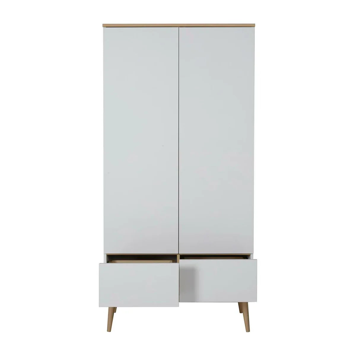 Quax - Flow Wardrobe - Spacious Storage - White & Oak