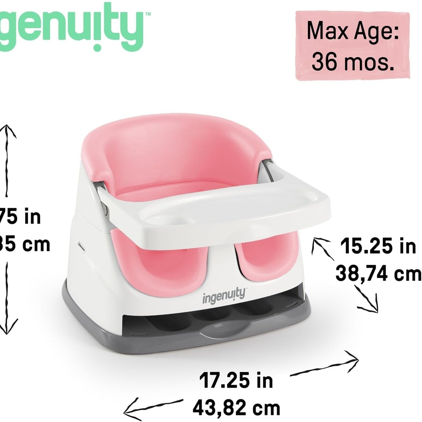 Baby Base 2 in 1 Seat Pink