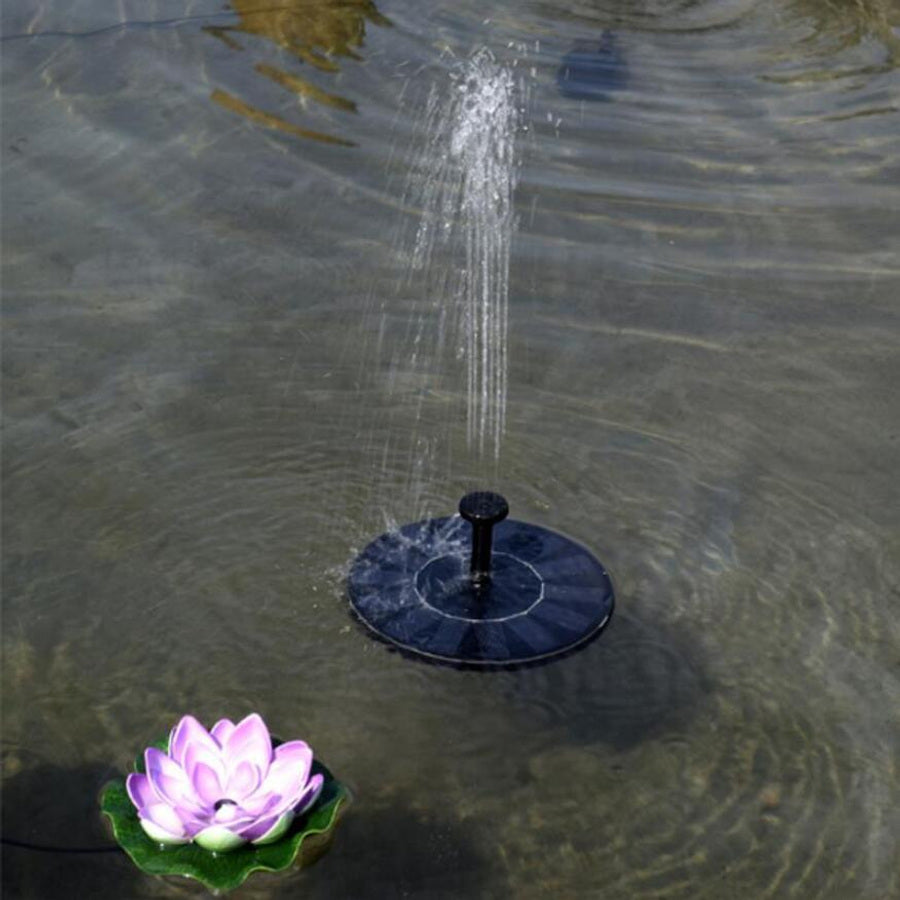 Solar Powered Water Fountain نافورة مياه تعمل بالطاقة الشمسية