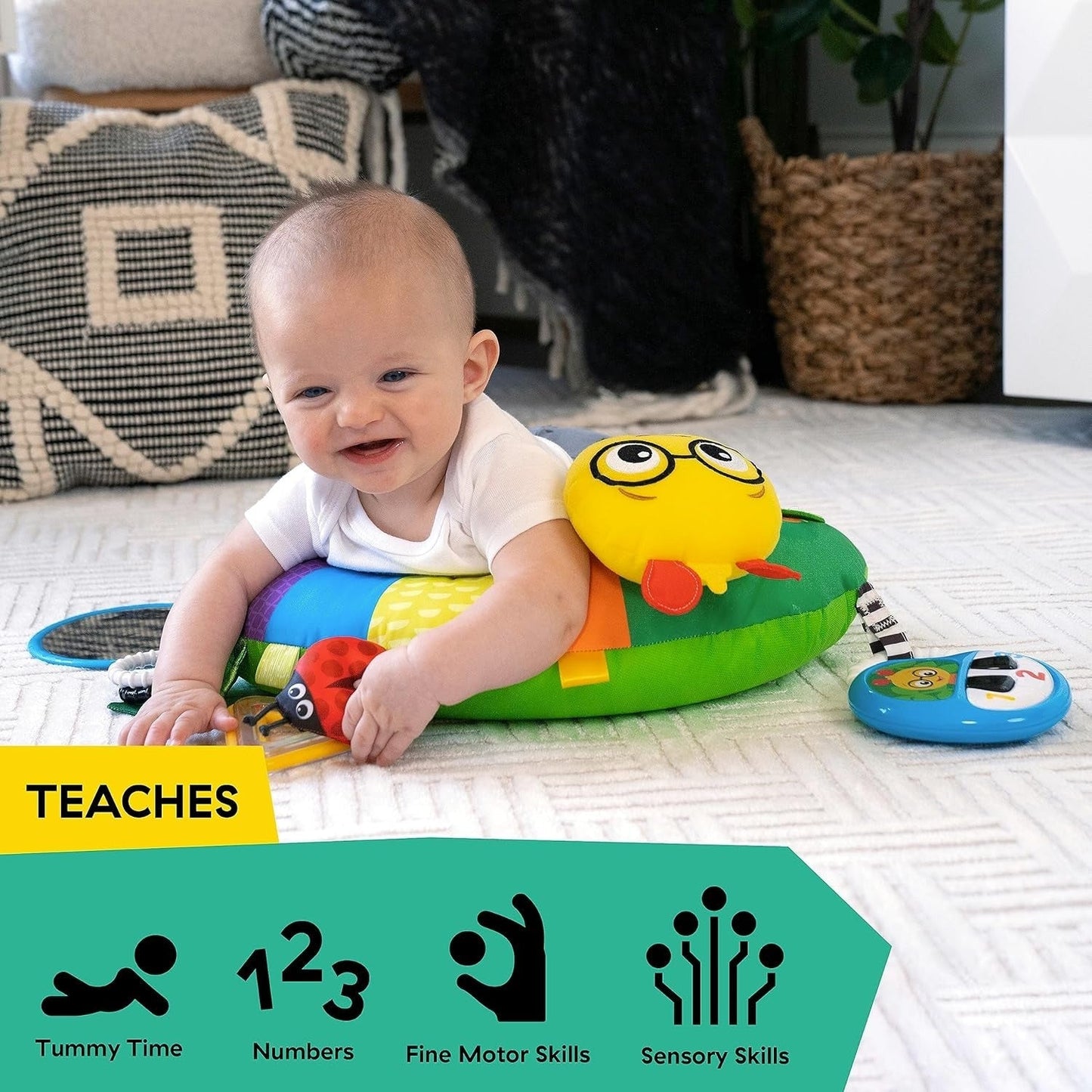 Baby Einstein Tummy Time Activity Pillow