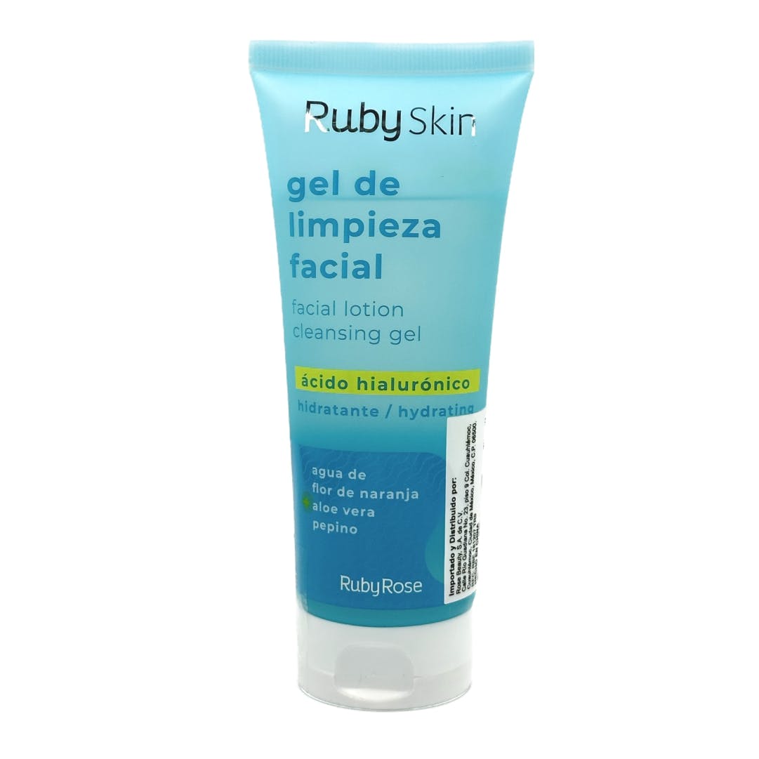 Ruby rose skin facial cleansing gel with hyaluronic acid HB-500