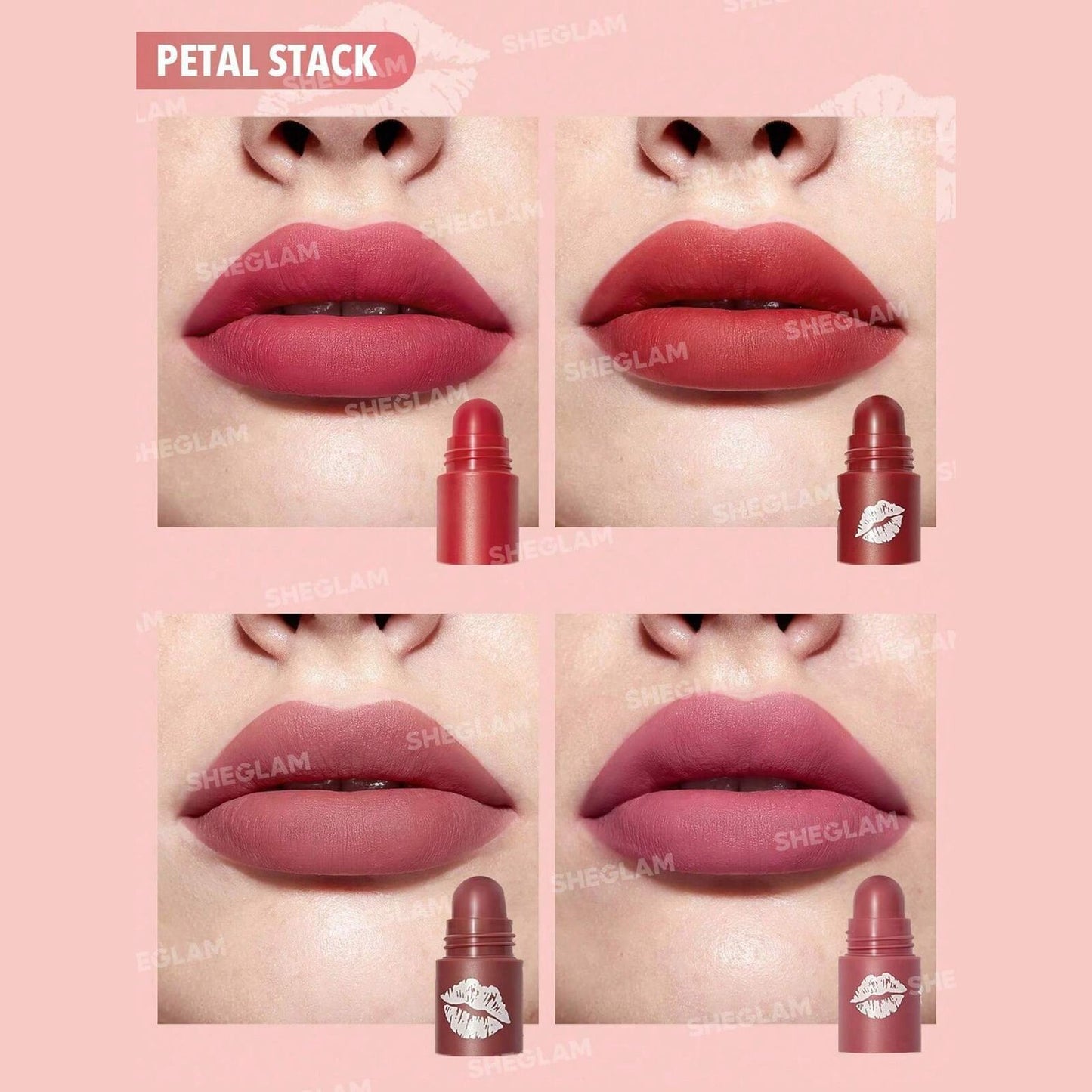 Sheglam Mega Lip Stacks-Petal Stack