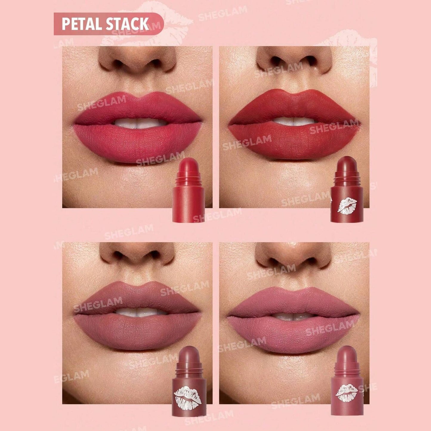 Sheglam Mega Lip Stacks-Petal Stack