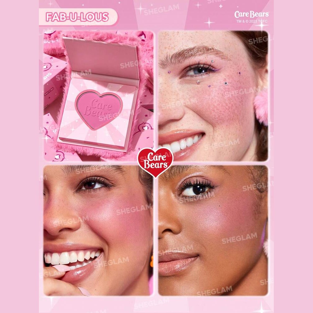 Sheglam X Care Bears Cuddle time blush Fab U Lous