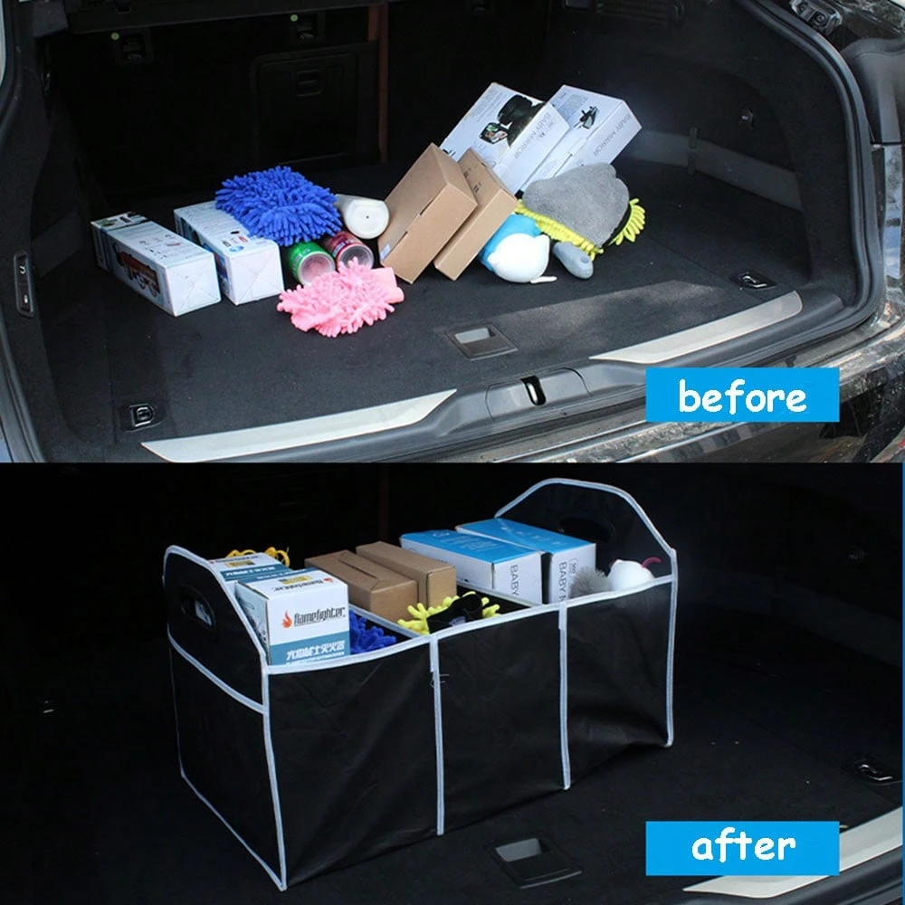 Car Organiser Folding Box Storage  Picnic Basket Organizer - Medaid International