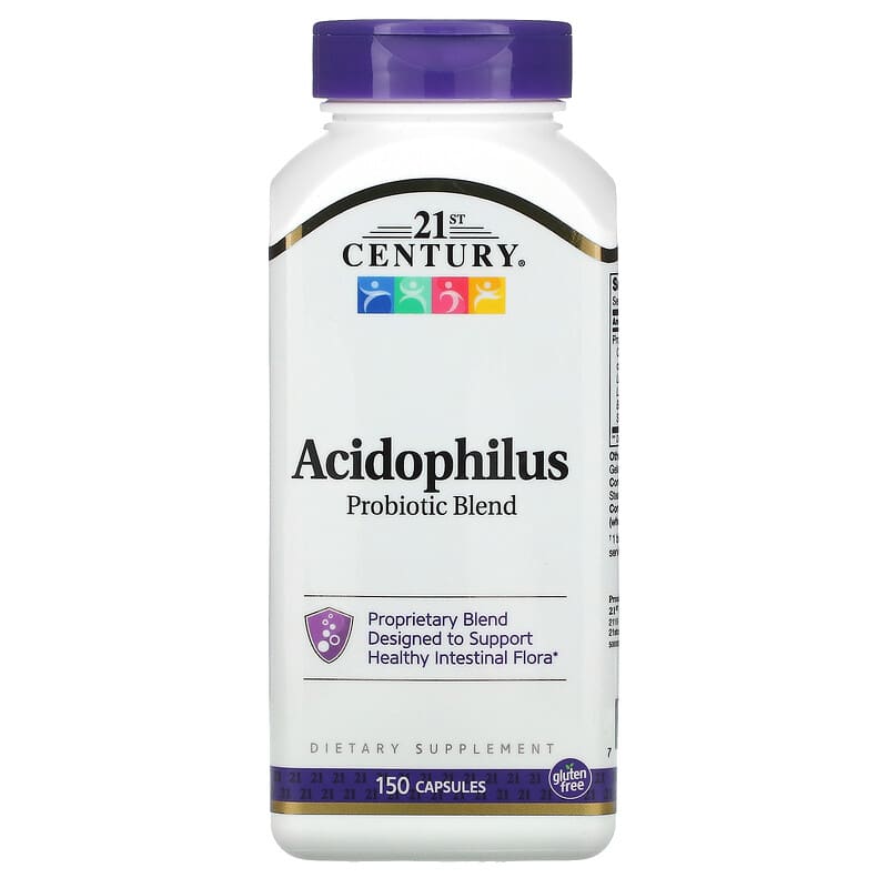 21st Century, Acidophilus Probiotic Blend, 150 Capsules - Medaid International