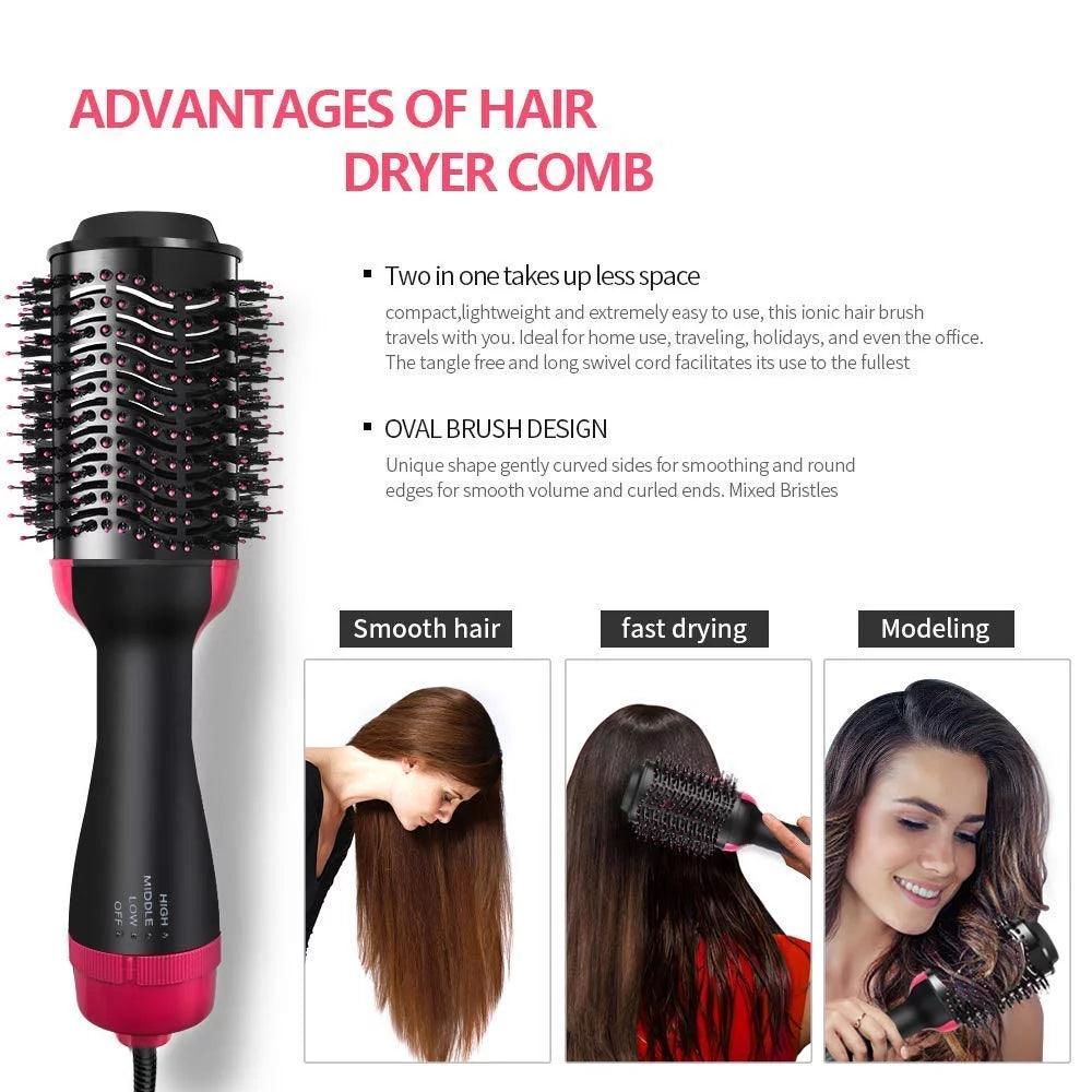 3 in 1 Heated Hairbrush Dryer & Volumizer