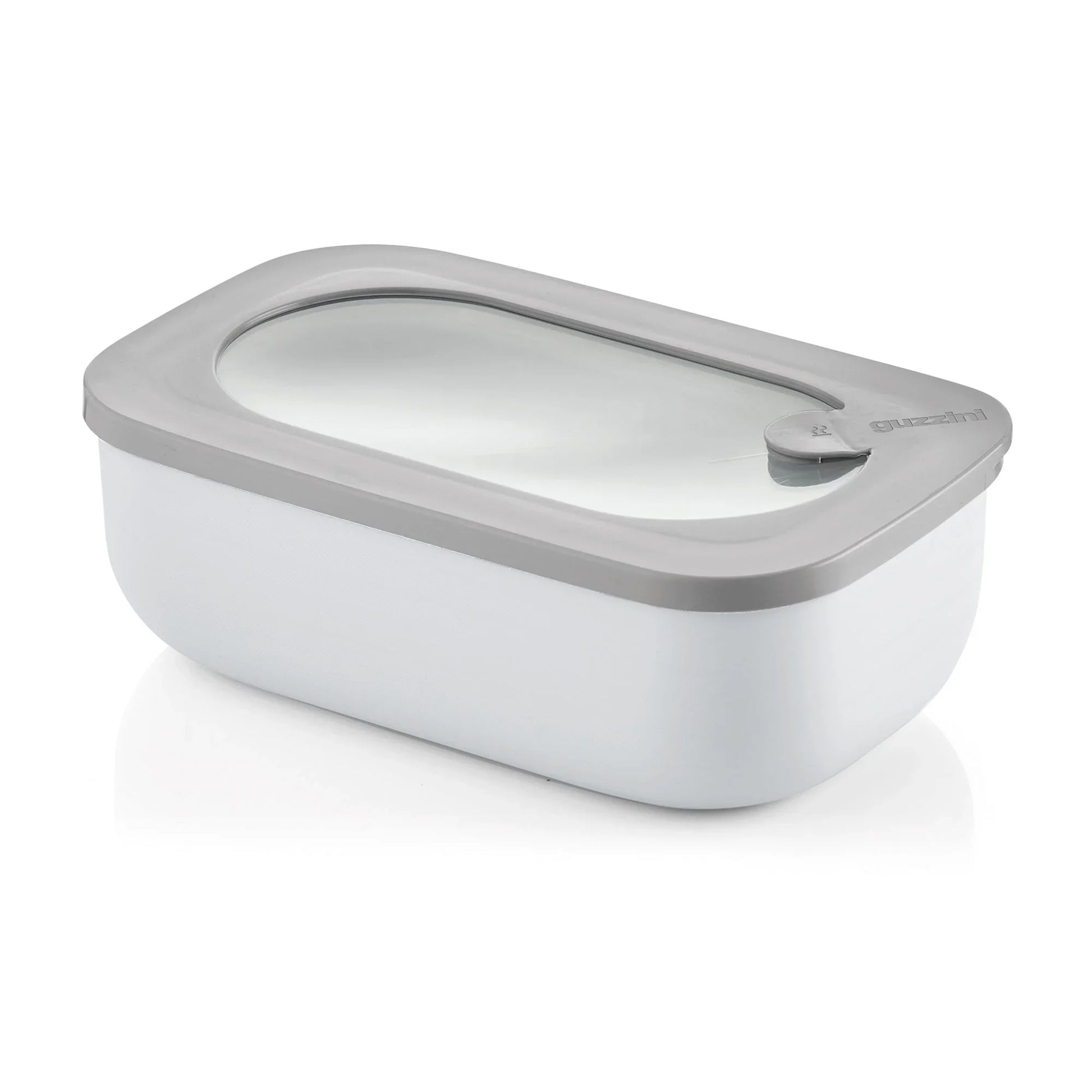 Guzzini STORE&MORE - Shallow airtight fridge/freezer/microwave containers 975cc Dark Grey