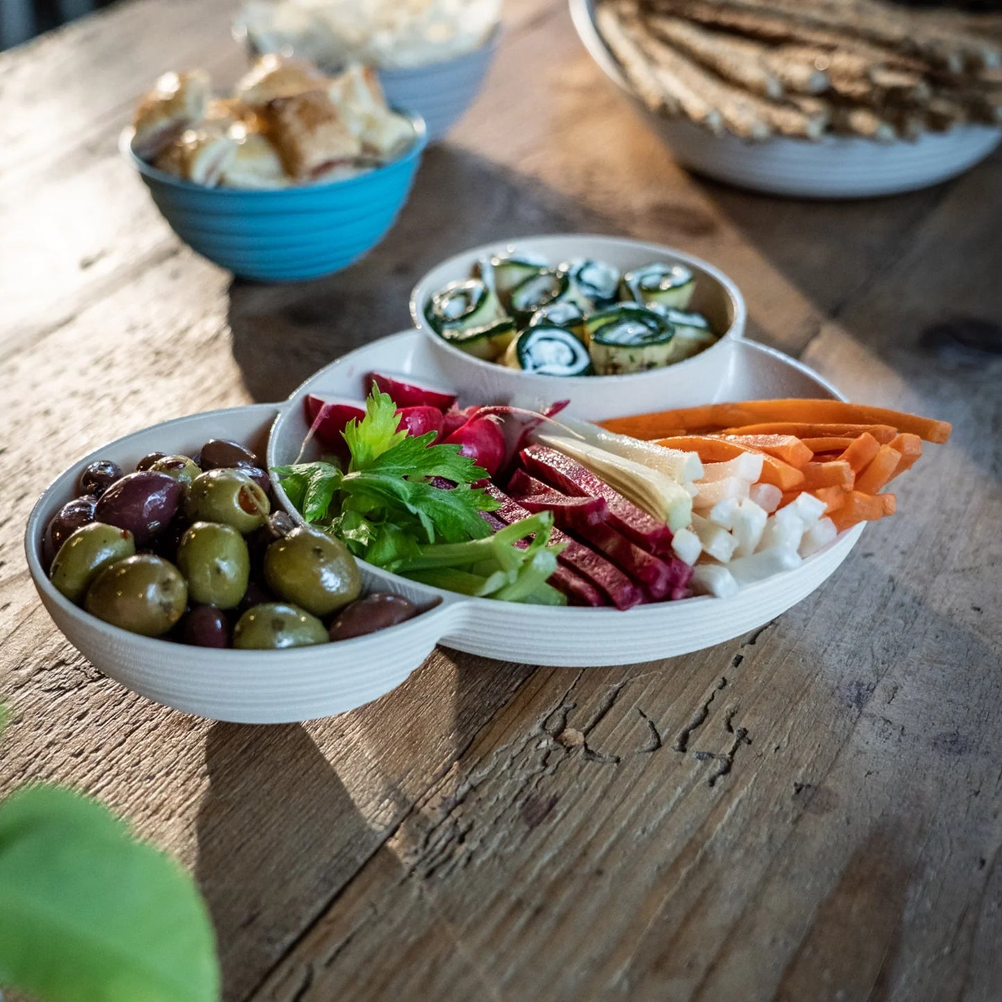 Guzzini Hors D'oeuvres Dish Tierra Clay
