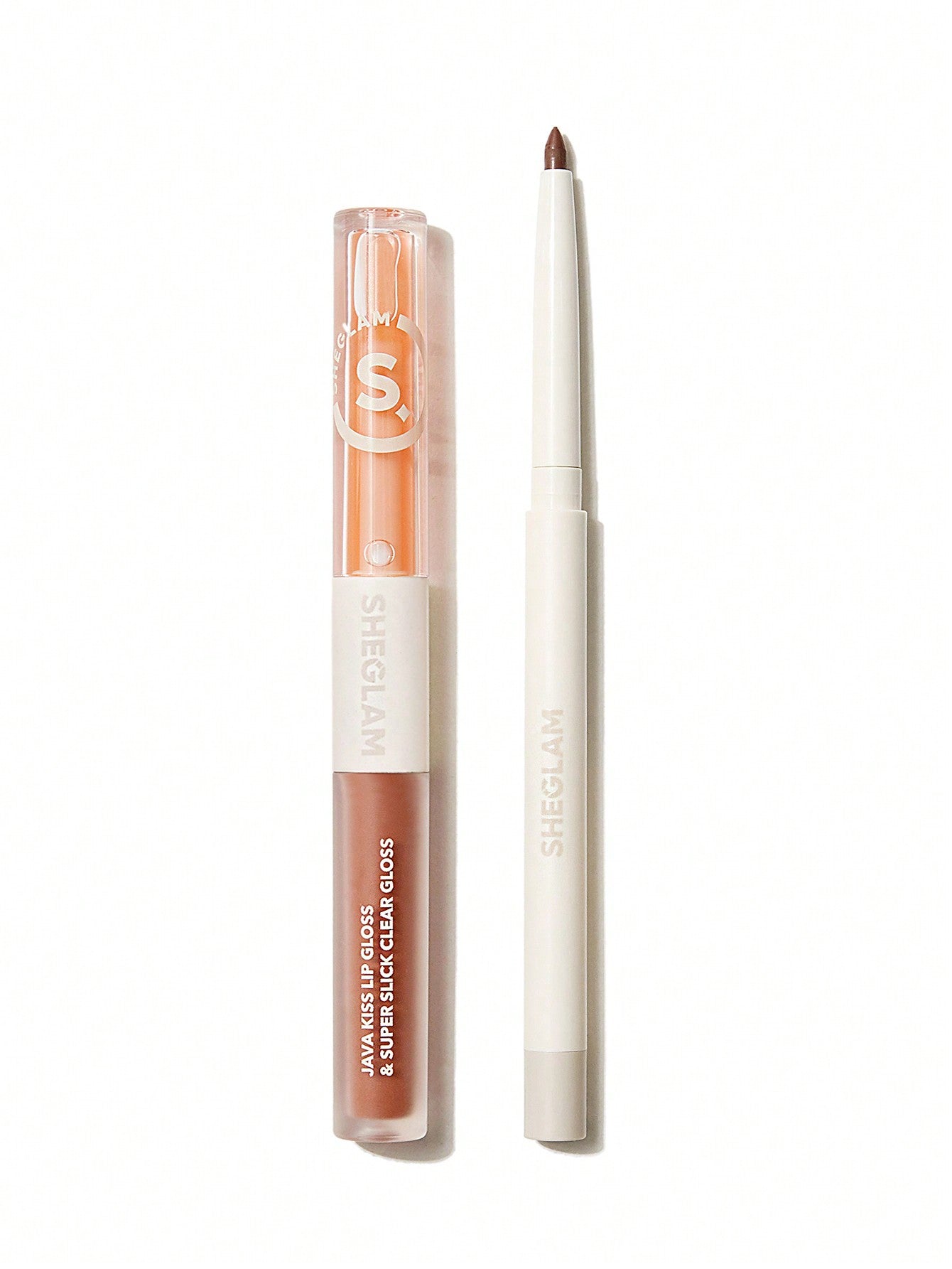 Sheglam Soft 90's Glam Lip Liner and Lip Duo Set-pouty nude