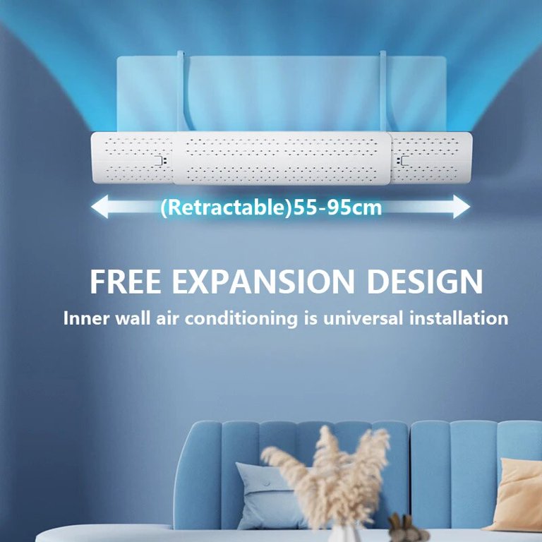 Expandable AC Wind Deflector