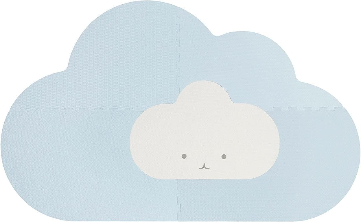 Quut Foam Floor Play Mat Cloud Playmat Dusty Blue