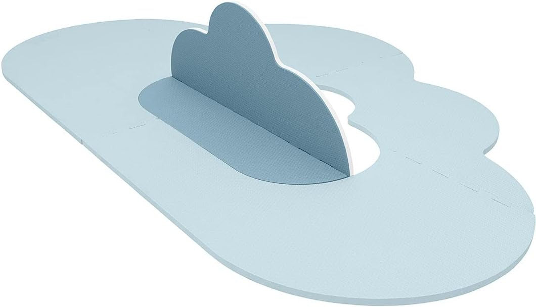 Quut Foam Floor Play Mat Cloud Playmat Dusty Blue