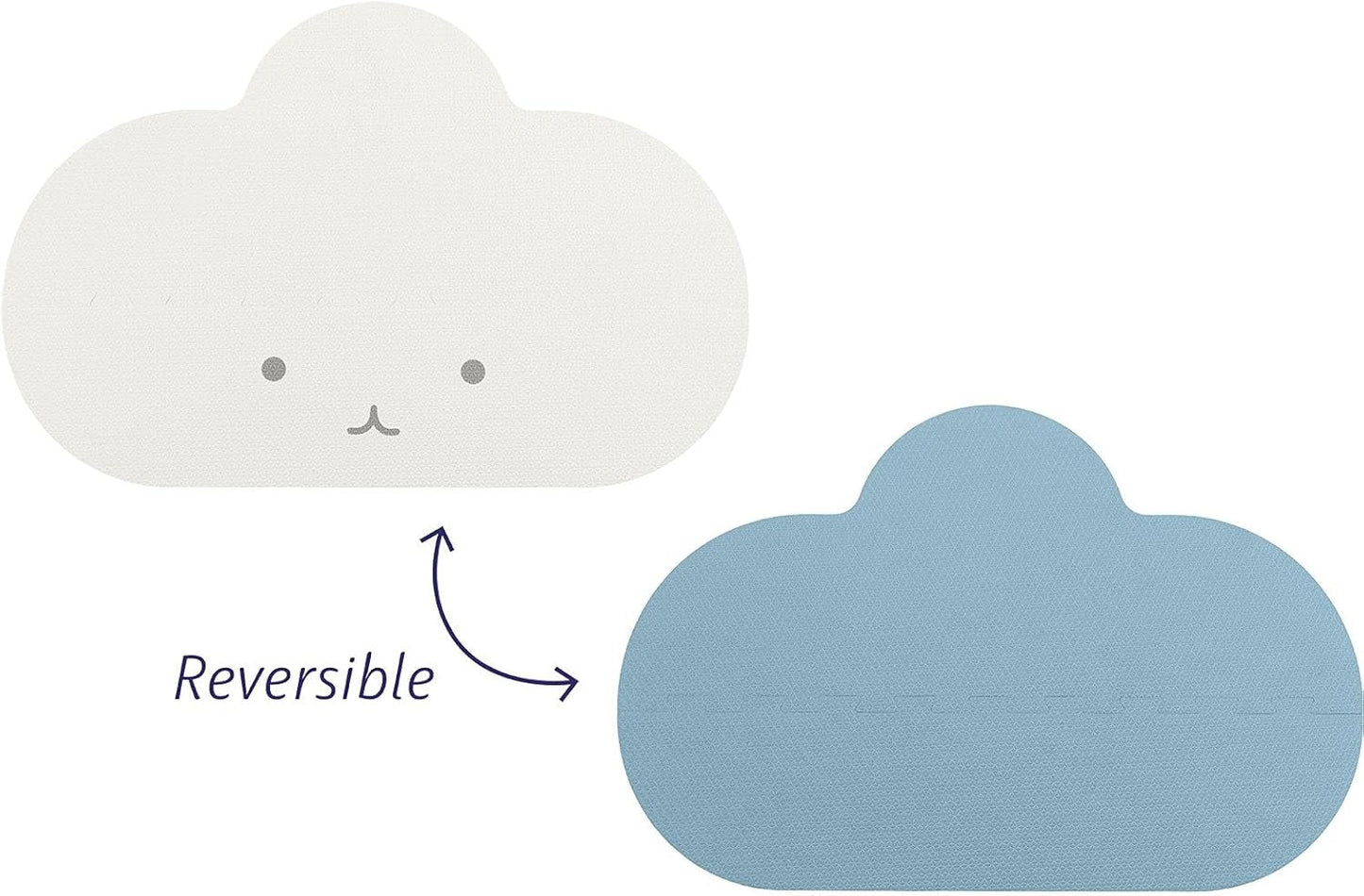 Quut Foam Floor Play Mat Cloud Playmat Dusty Blue
