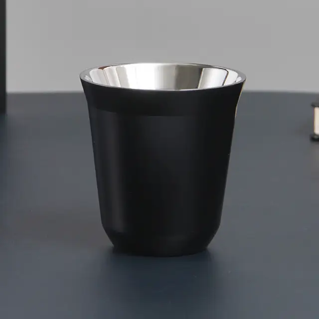 DOUBLE WALL INSULATED STAINLESS STEEL 160 ML ESPRESSO CUP