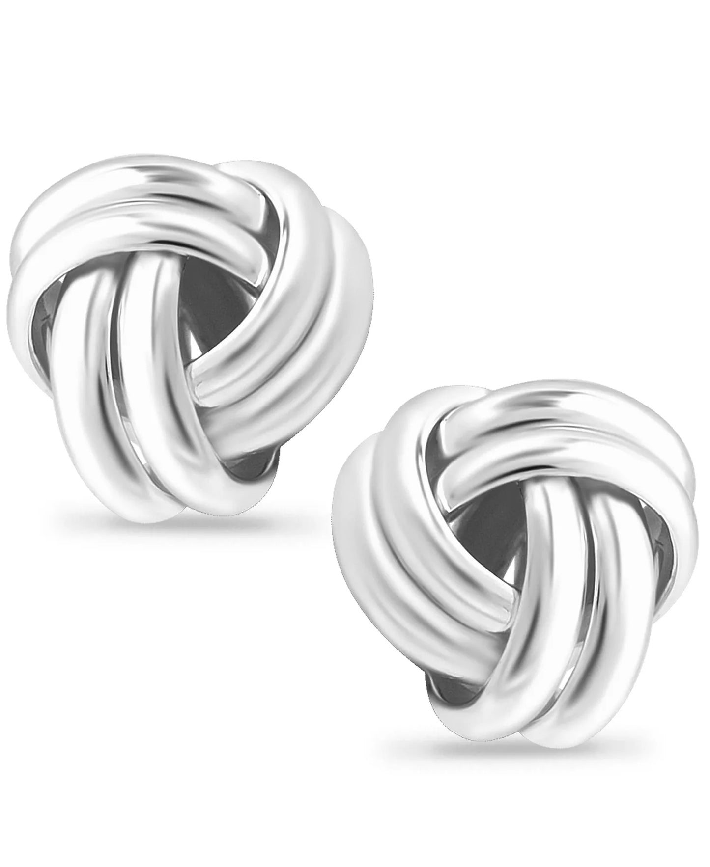 Giani Bernini Women's Silver Double Love Knot Stud Earrings | Giani Bernini In Lebanon