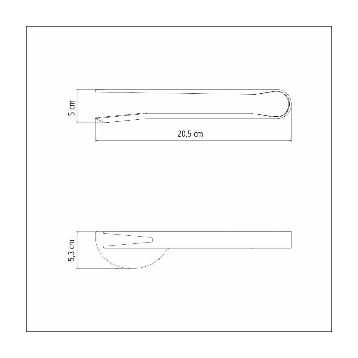 Tramontina Utility stainless steel tongs for cold cuts