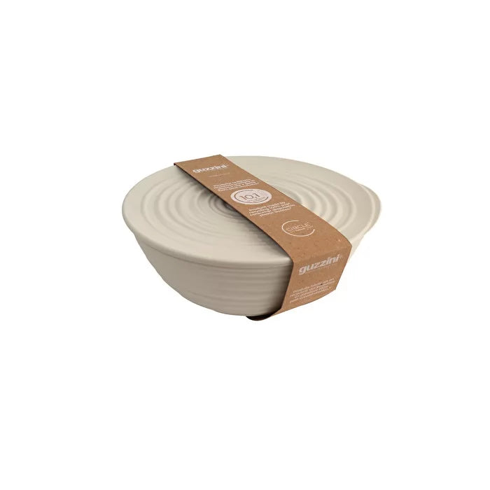 Guzzini L Bowl with lid White Milk