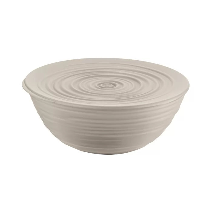 Guzzini L Bowl With Lid Taupe