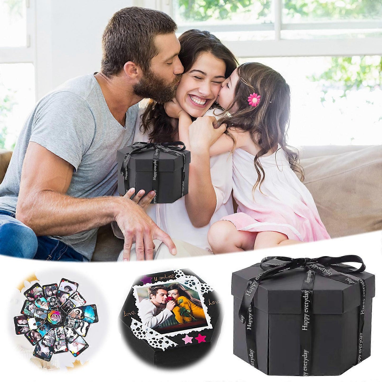 Love You' Necklace + DIY Explosion Box