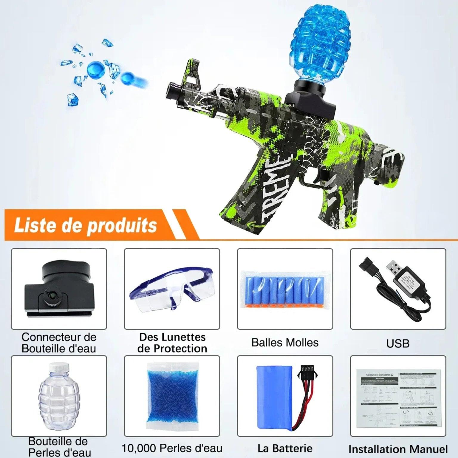 AK47 MP5 Gel Ball Ball Pistol - Medaid International