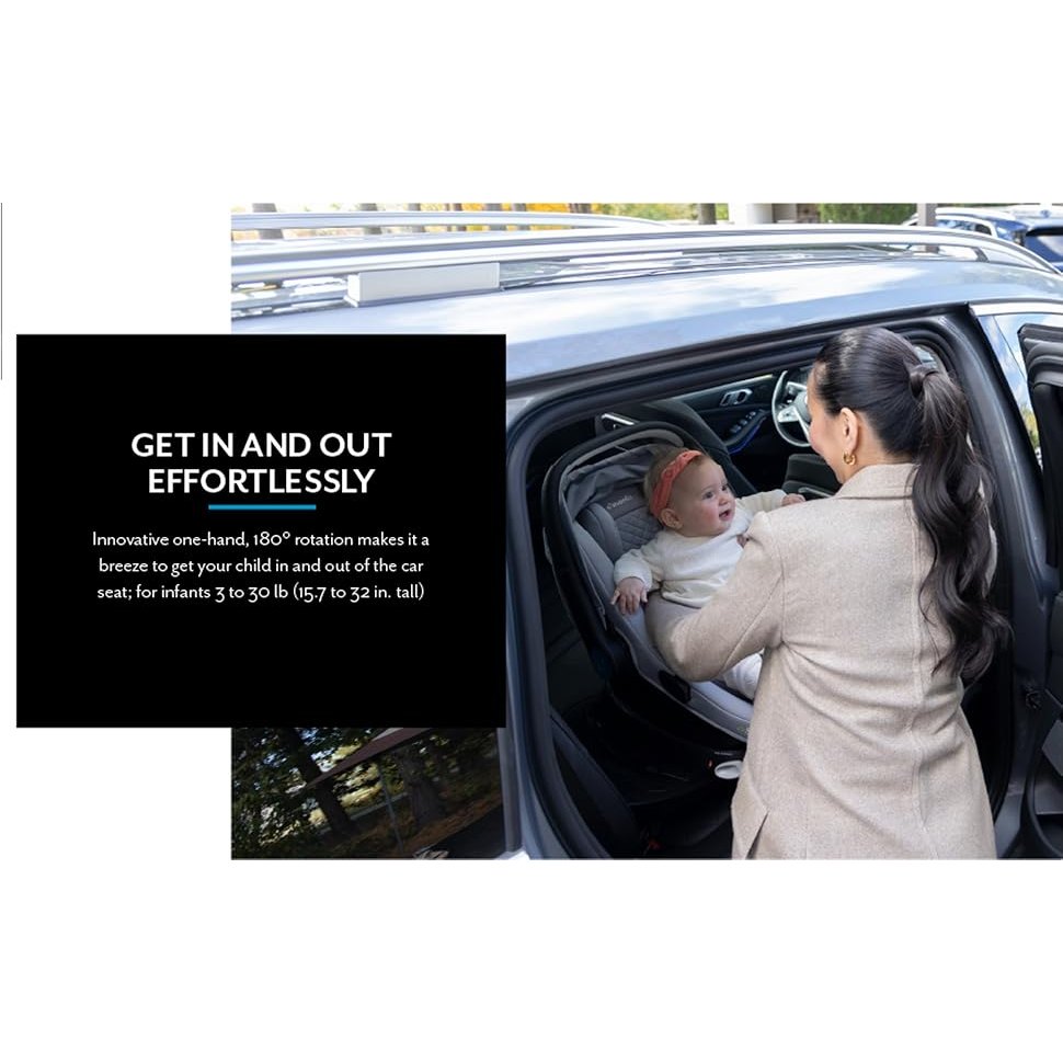 Evenflo® Revolve180™ LiteMax™ NXT Rotational Infant Car Seat with SensorySoothe™