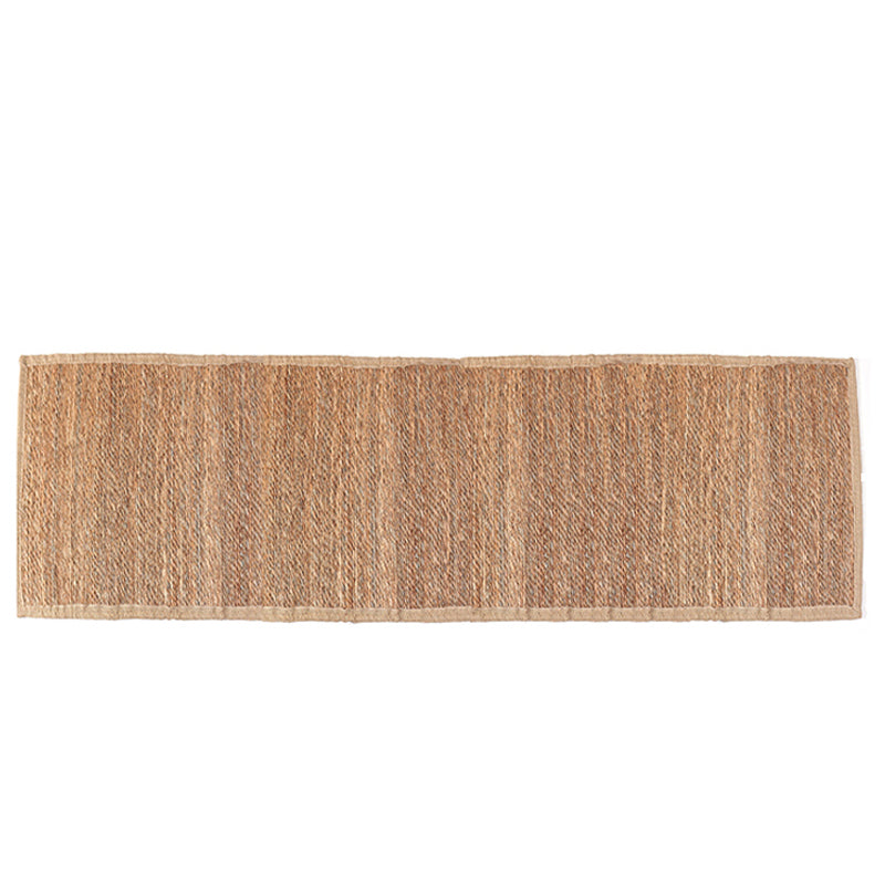180 CM X 60 CM Handmade Rectangular Natural Fibers Jute Rug with Nest Cloth Ends Braided Reversible Rugs for Bedroom Living Room Kitchen - Medaid International
