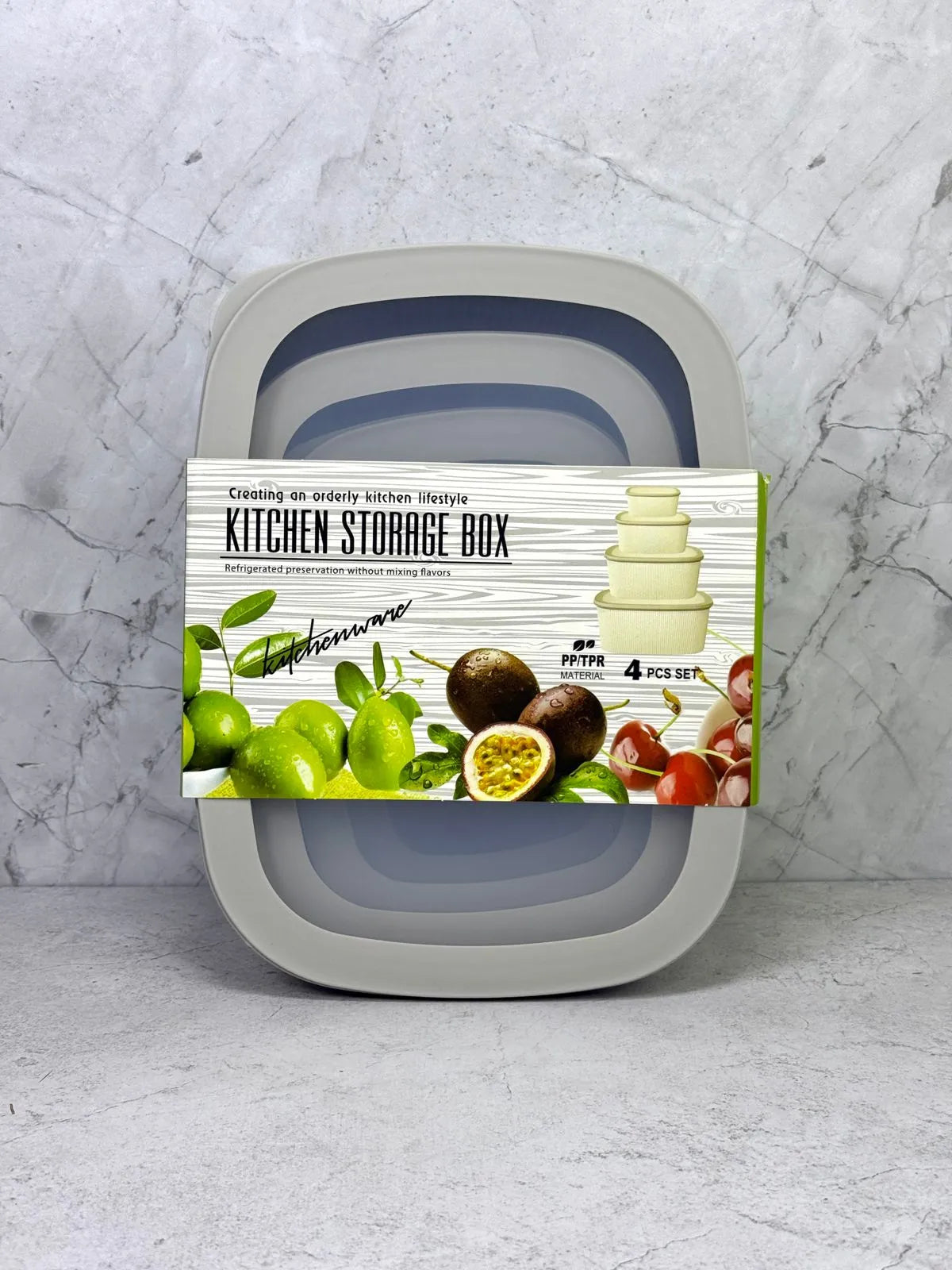 Set of 4 Kitchen Storage Box