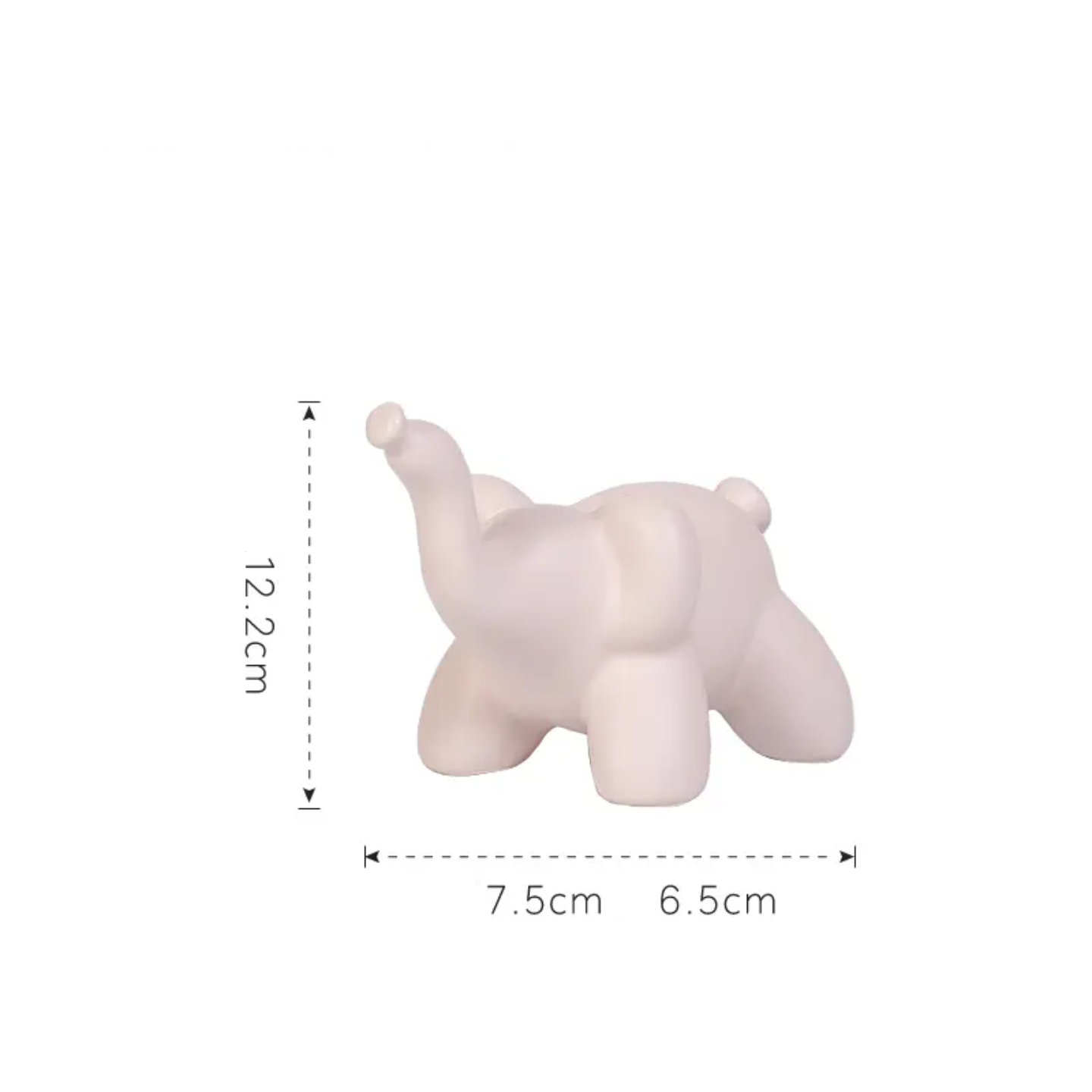 CERAMIC ELEPHANT FIGURE