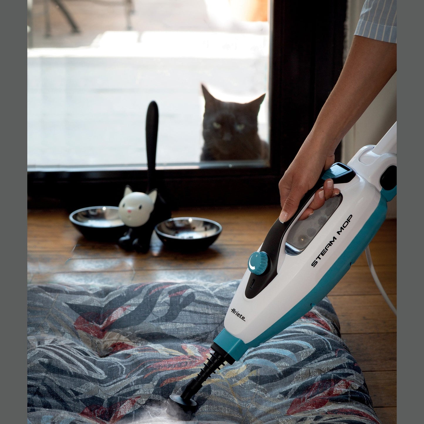 Foldable Floor Steam Mop Cleaner 10in1 1500W