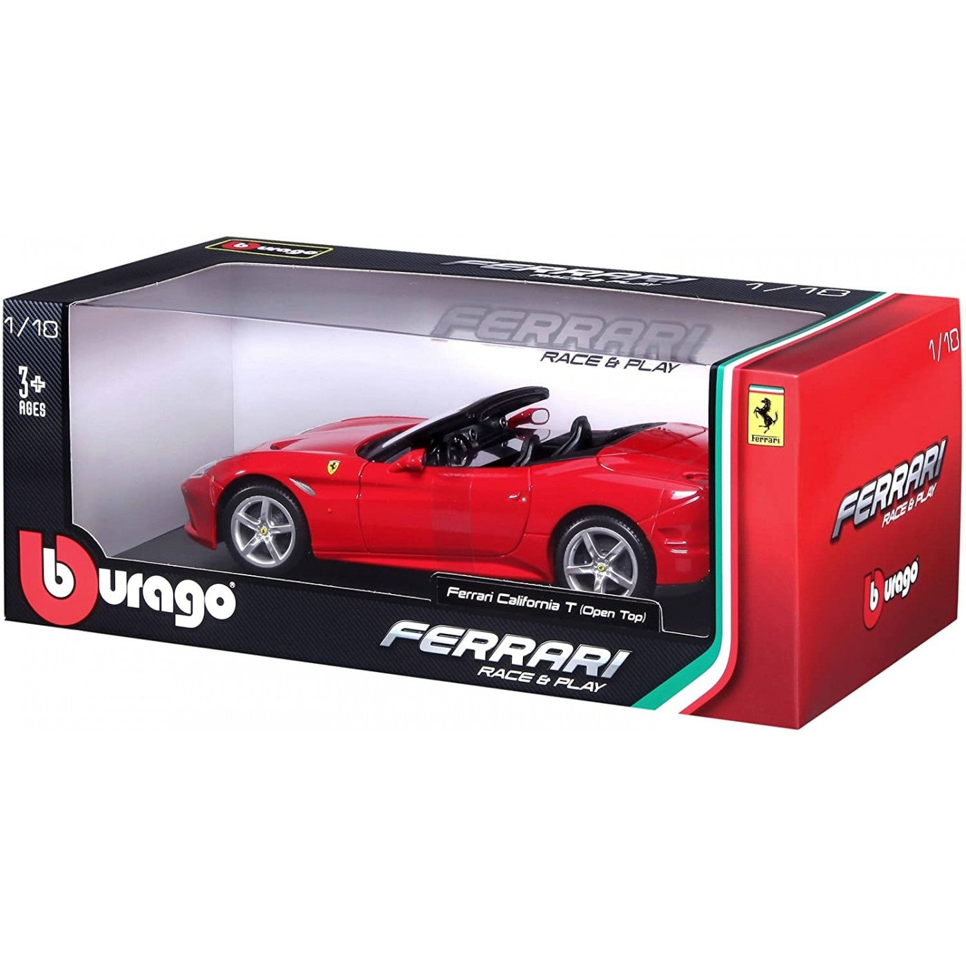 FERRARI R & P - California T (Open Top) - 1/18  Diecast Cars by Bburago - Medaid International