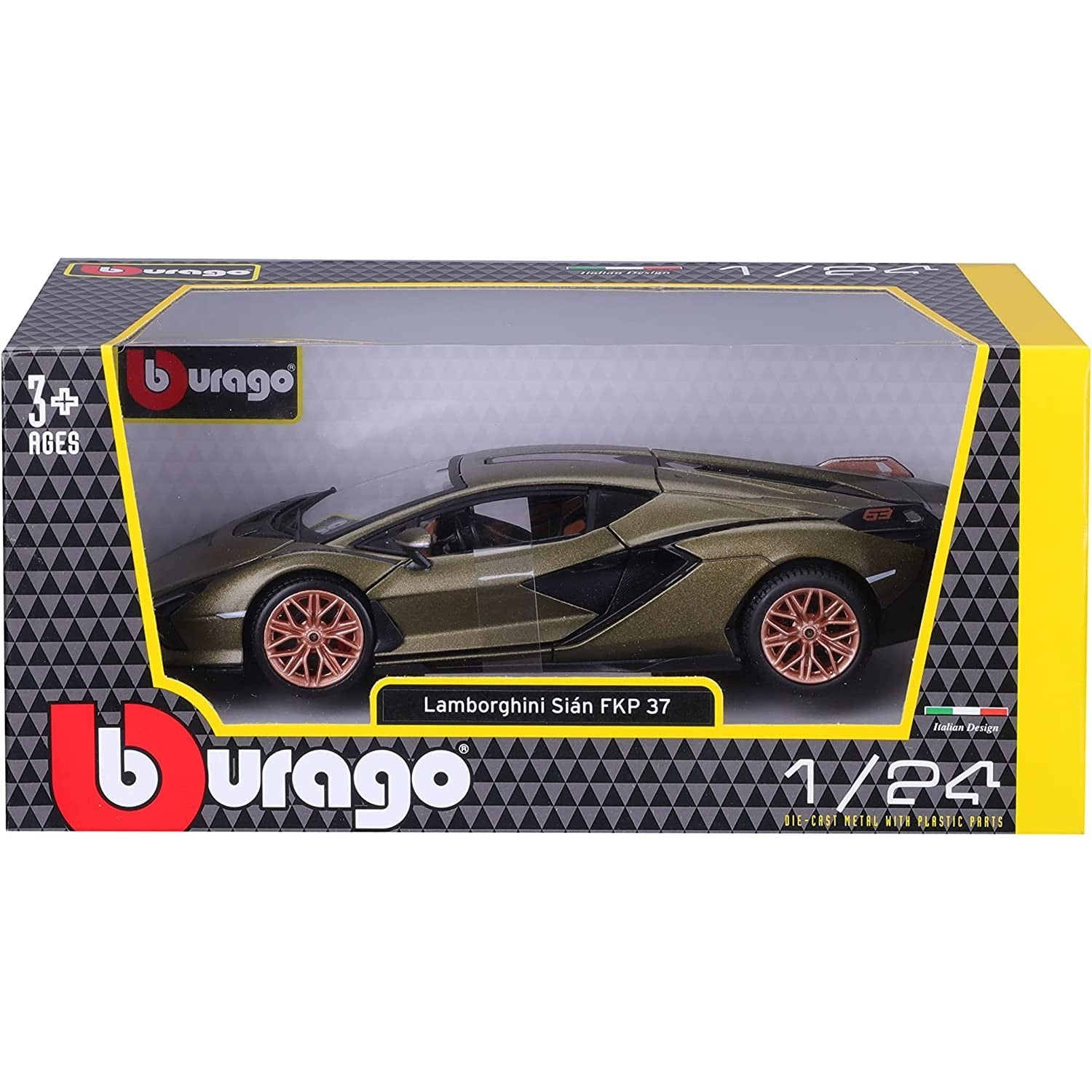 Lamborghini Sián FKP 37 - 1:24 Collezione (A) w/o stand Diecast Cars by Bburago - Medaid International