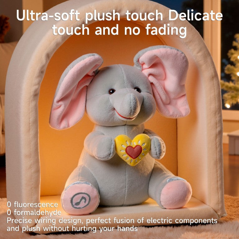Tumama Kids - Animated Peekaboo Elephant - Musical Toy