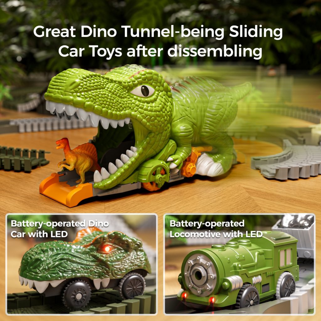 Tumama Kids - Dinosaur Rail Track