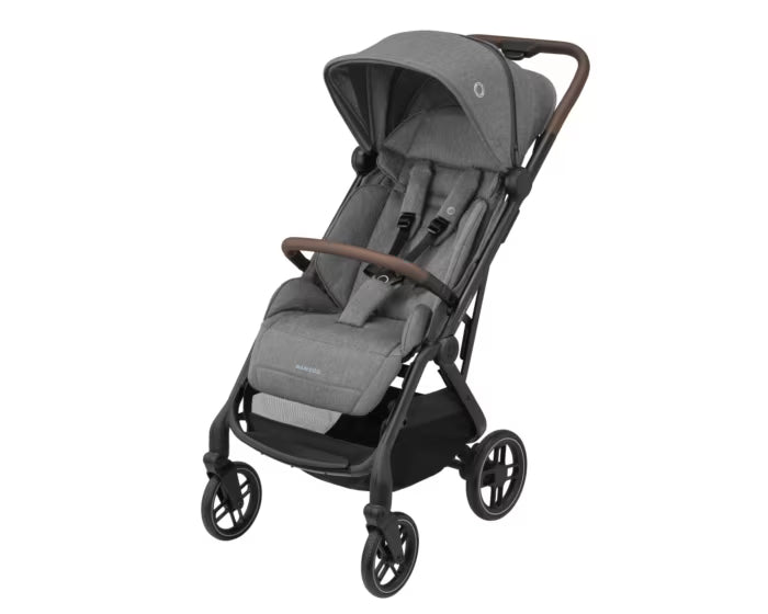 Maxi-Cosi - Soho (Essential Grey) - 3pcs Bundle Soho Stroller - CabrioFix i-size Car Seat - CabrioFix i-size Base - Travel System