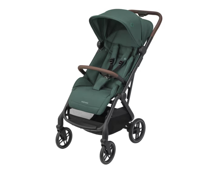 Maxi-Cosi - Soho (Essential Green) - 3pcs Bundle Soho Stroller - CabrioFix i-size Car Seat - CabrioFix i-size Base - Travel System